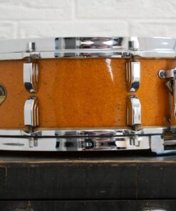 1956 1950s Leedy Ludwig Broadway 14x5.5 Sparkle Gold Pearl Snare