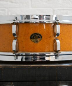 1956 1950s Leedy Ludwig Broadway 14x5.5 Sparkle Gold Pearl Snare