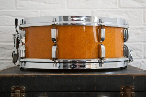 1956 1950s Leedy Ludwig Broadway 14x5.5 Sparkle Gold Pearl Snare