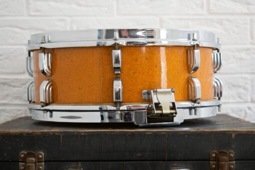 1956 1950s Leedy Ludwig Broadway 14x5.5 Sparkle Gold Pearl Snare