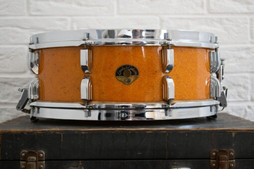 1956 1950s Leedy Ludwig Broadway 14x5.5 Sparkle Gold Pearl Snare