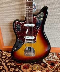 1998 Fender Jaguar Japan 62 Reissue Sunburst Left Handed Guitar