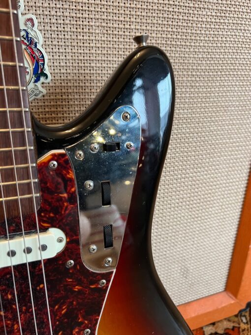 1998 Fender Jaguar Japan 62 Reissue Sunburst Left Handed Guitar