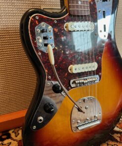 1998 Fender Jaguar Japan 62 Reissue Sunburst Left Handed Guitar