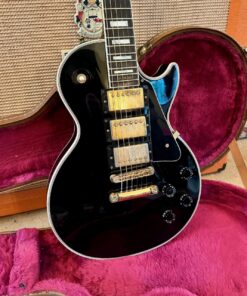 2000 Gibson Les Paul Custom 3 Pickup Black Beauty Guitar