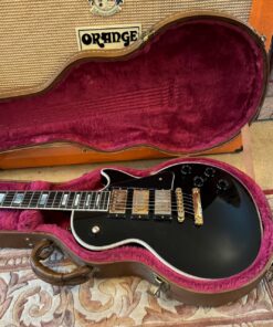 2000 Gibson Les Paul Custom 3 Pickup Black Beauty Guitar