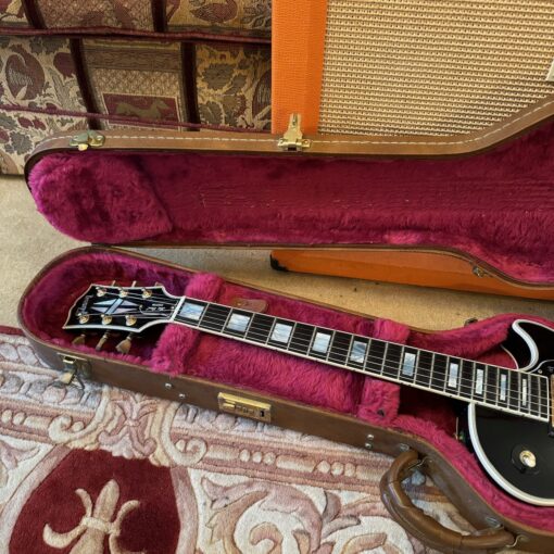 2000 Gibson Les Paul Custom 3 Pickup Black Beauty Guitar