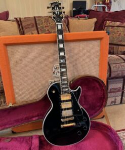 2000 Gibson Les Paul Custom 3 Pickup Black Beauty Guitar