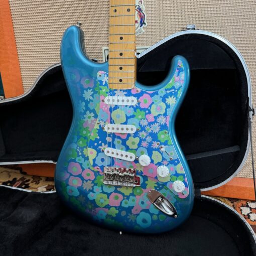 2002 Fender Blue Paisley Crafted in Japan CIJ Stratocaster Guitar