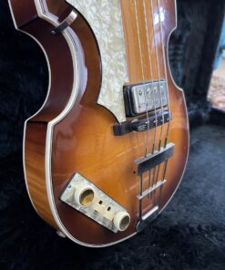 2002 Hofner 62 Reissue RI Violin McCartney Left Handed Bass Guitar