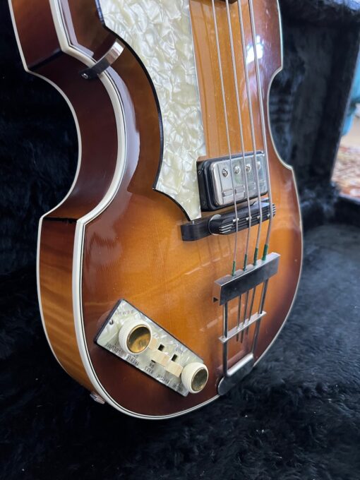 2002 Hofner 62 Reissue RI Violin McCartney Left Handed Bass Guitar