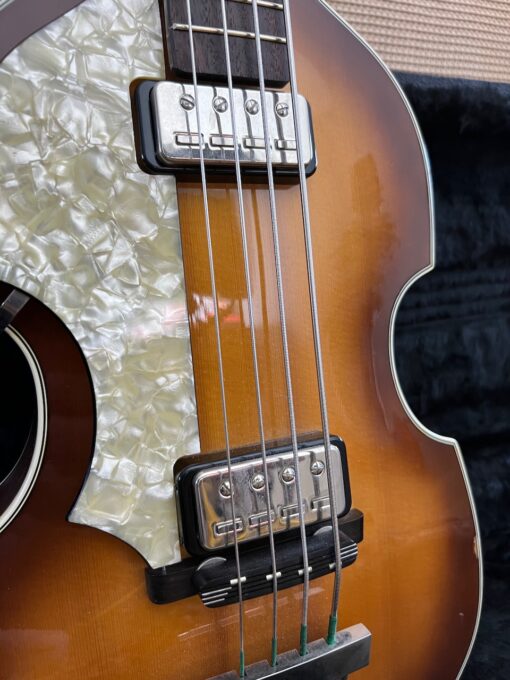 2002 Hofner 62 Reissue RI Violin McCartney Left Handed Bass Guitar