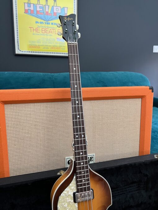 2002 Hofner 62 Reissue RI Violin McCartney Left Handed Bass Guitar