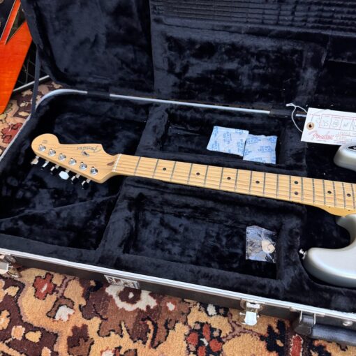 2003 Fender USA HSS Silver American Standard Stratocaster Guitar