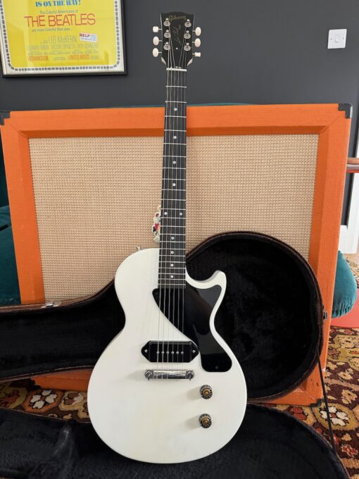 2004 Gibson Les Paul Junior Jr USA White Nitro Guitar OHSC