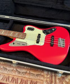 2006 Fender Jaguar Bass Crafted Japan CIJ Red Bass Guitar