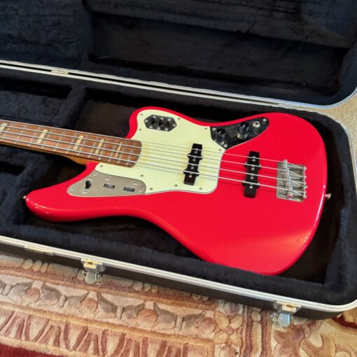 2006 Fender Jaguar Bass Crafted Japan CIJ Red Bass Guitar