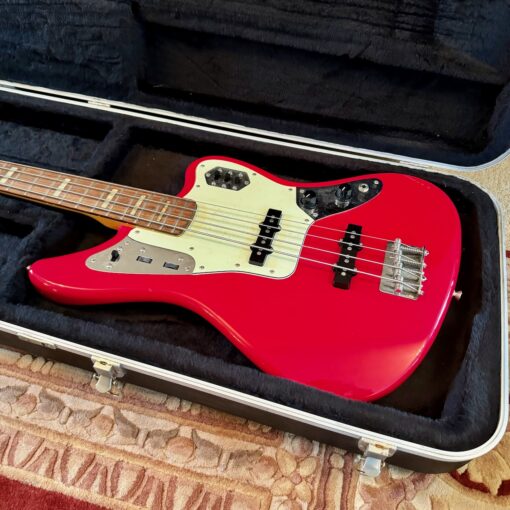 2006 Fender Jaguar Bass Crafted Japan CIJ Red Bass Guitar