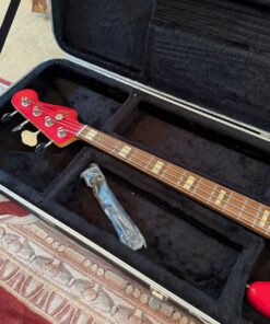 2006 Fender Jaguar Bass Crafted Japan CIJ Red Bass Guitar