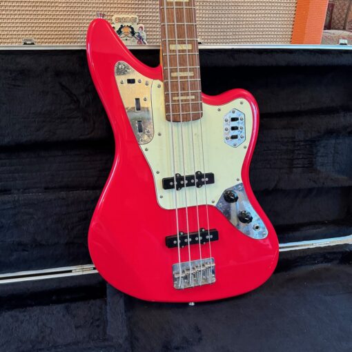 2006 Fender Jaguar Bass Crafted Japan CIJ Red Bass Guitar