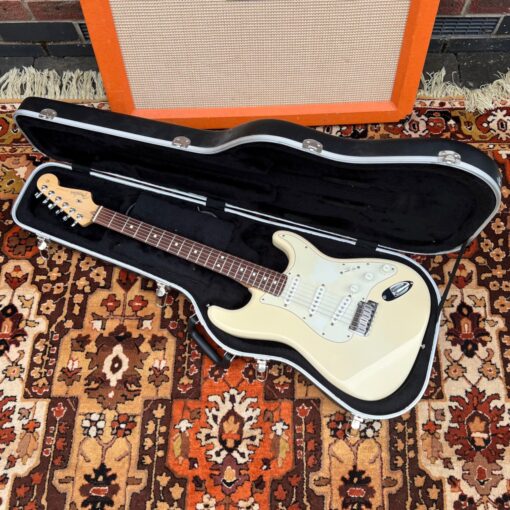 2006 Fender USA American Standard Olympic White Stratocaster OHSC