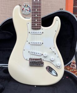 2006 Fender USA American Standard Olympic White Stratocaster OHSC