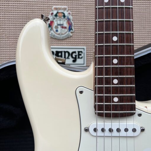 2006 Fender USA American Standard Olympic White Stratocaster OHSC