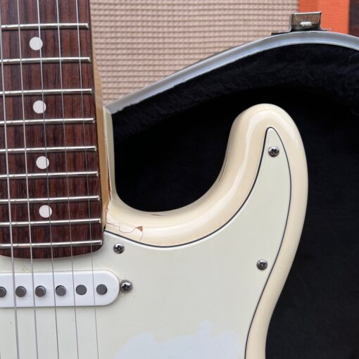 2006 Fender USA American Standard Olympic White Stratocaster OHSC