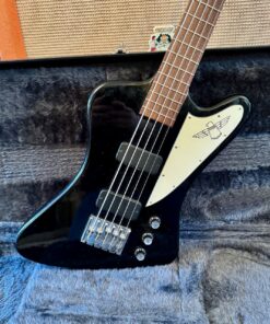 2006 Gibson Thunderbird USA Black 5 String Bass Guitar OHSC