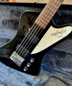 2006 Gibson Thunderbird USA Black 5 String Bass Guitar OHSC