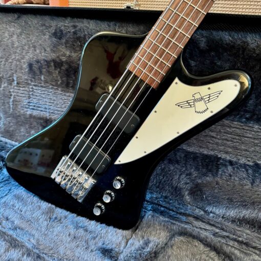 2006 Gibson Thunderbird USA Black 5 String Bass Guitar OHSC