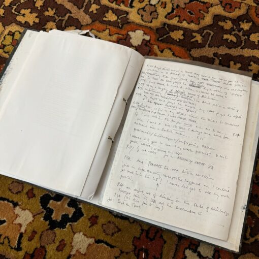 Bob Henrit Kinks Collection Banging On Master Copy Handwritten Book