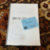 Bob Henrit Kinks Collection Crash Bang Wallop Master Copy Handwritten Book