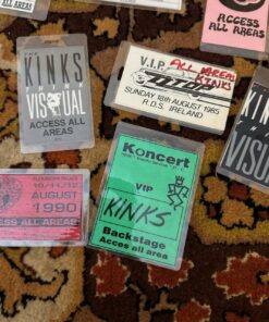 Bob Henrit The Kinks Collection Original Backstage Access Passes