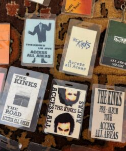 Bob Henrit The Kinks Collection Original Backstage Access Passes