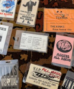 Bob Henrit The Kinks Collection Original Backstage Access Passes