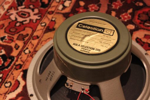 Matched Quad Vintage 1972 Celestion G12H T1217 12" Greenback Speaker