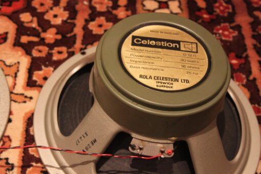 Matched Quad Vintage 1972 Celestion G12H T1217 12" Greenback Speaker