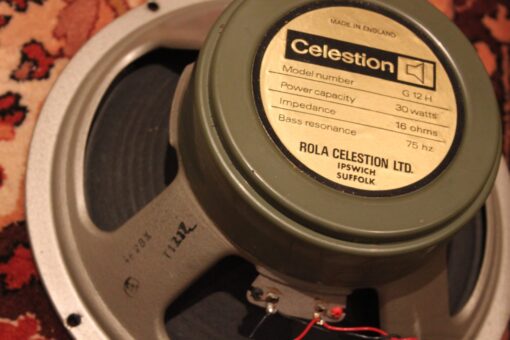 Matched Quad Vintage 1972 Celestion G12H T1217 12" Greenback Speaker