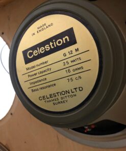 Pair 2x Vintage 1968 Celestion G12M T1221 25w Greenback Speakers