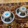 Pair Vintage 1967 Celestion Greenback G12H 30w 8ohm T1279 12 Speaker