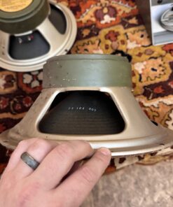 Pair Vintage 1970 Celestion Greenback G12H 30w T1217 12 Speakers