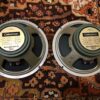 Pair Vintage 1971 Celestion G12M T1221 12" 25w Greenback Speaker