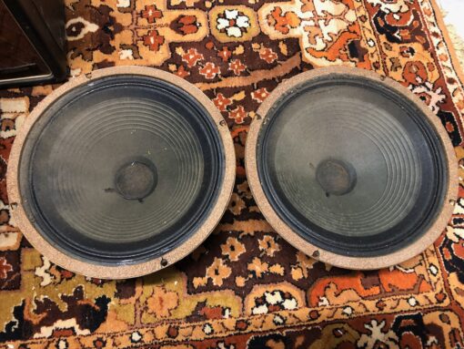 Pair Vintage 1971 Celestion G12M T1221 12" 25w Greenback Speaker