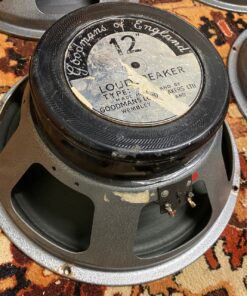 Quad 4x Vintage 1966 1967 Goodmans Black Label 12