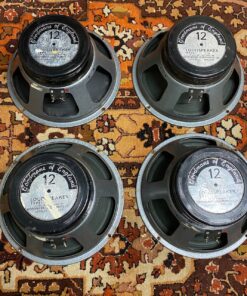 Quad 4x Vintage 1966 1967 Goodmans Black Label 12
