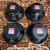 Quad 4x Vintage 1970s Goodmans Audiom 12P Red 12" Speakers