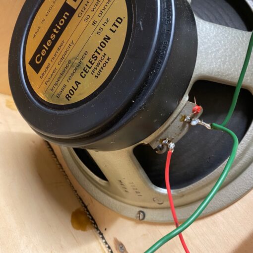 Quad 4x Vintage 1977 Celestion G12H T1281 30w Blackback Speaker