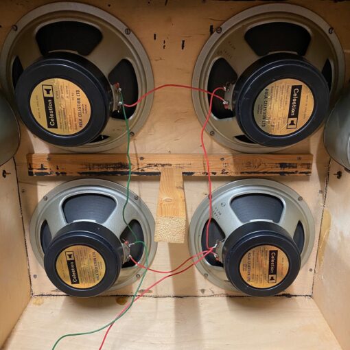 Quad 4x Vintage 1977 Celestion G12H T1281 30w Blackback Speaker