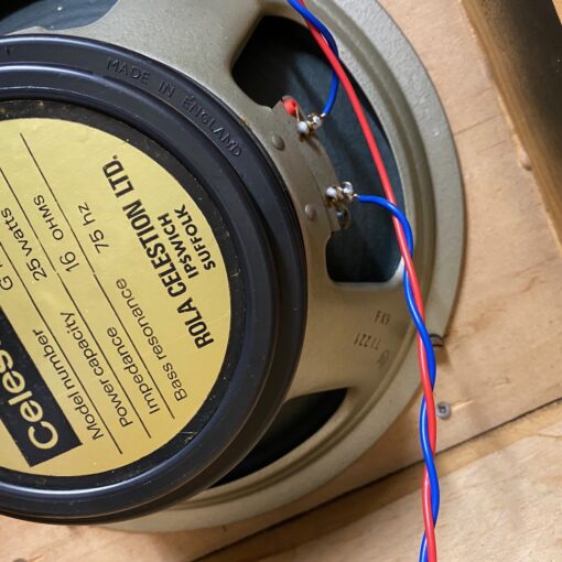 Quad 4x Vintage 1977 Celestion G12M T1221 25w Blackback Speakers